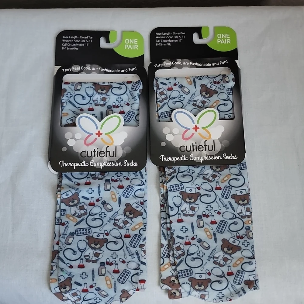2 pairs Therapeutic compression socks